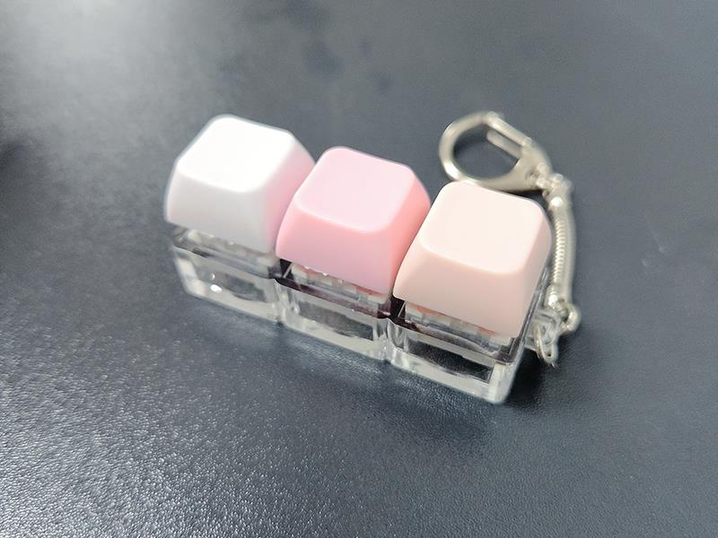 3-Key Keyboard Keychain - With Light