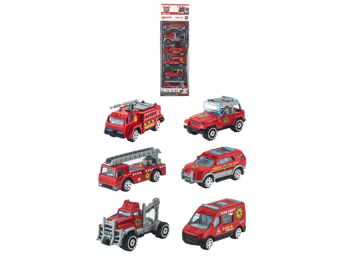 Alloy Sliding Fire Truck