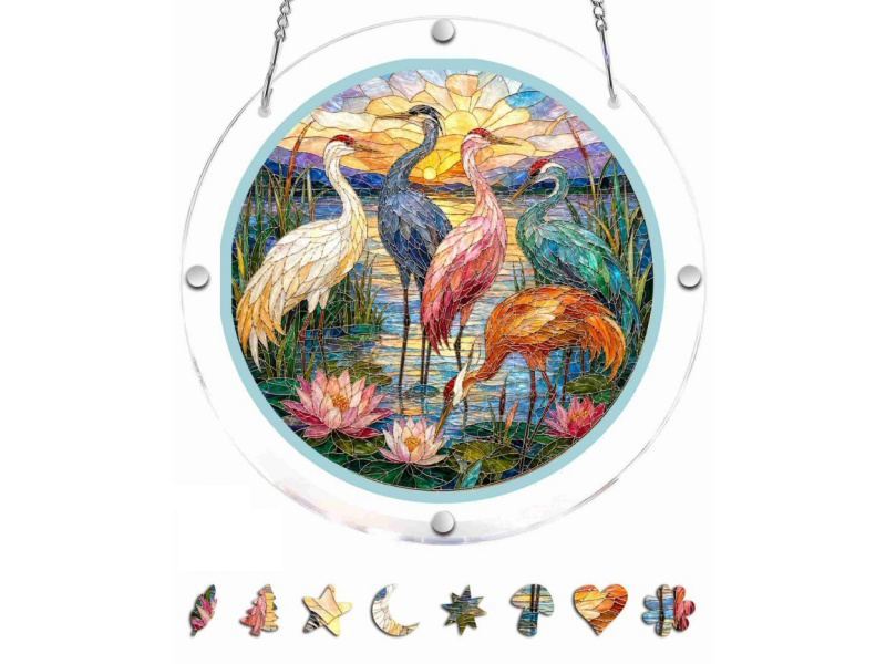 8.2-Inch Acrylic Jigsaw Puzzle