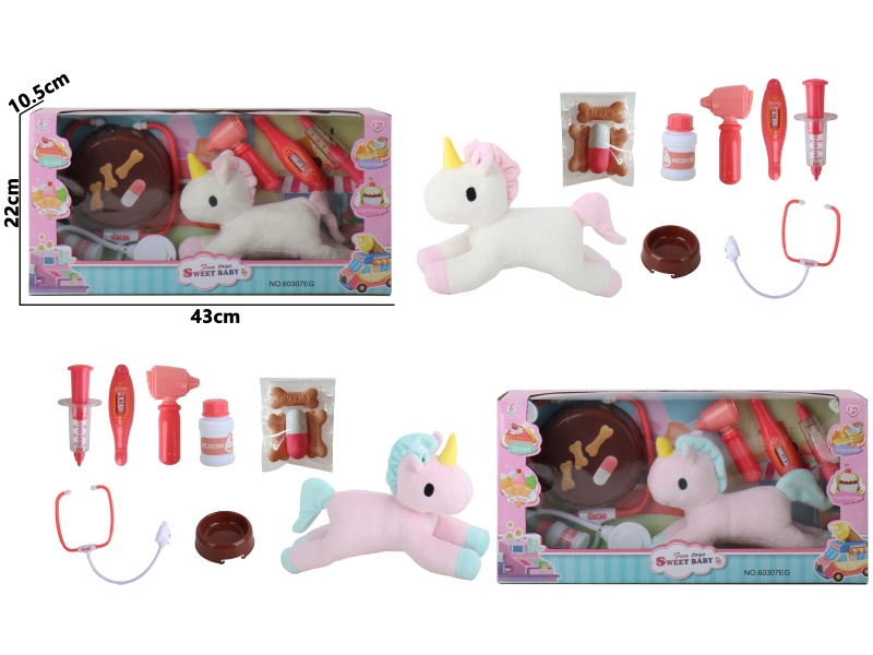 Electric Stethoscope (2 Pieces Ag13, With Battery) Unicorn Medical Set Two Models