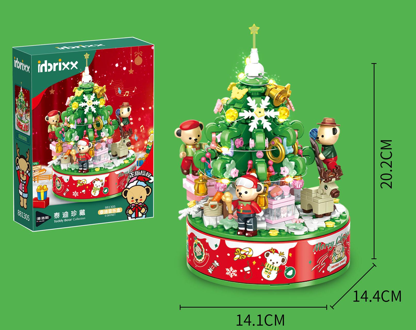 Teddy Bear Collection Building Blocks - Teddy Bear Music Box 495pcs