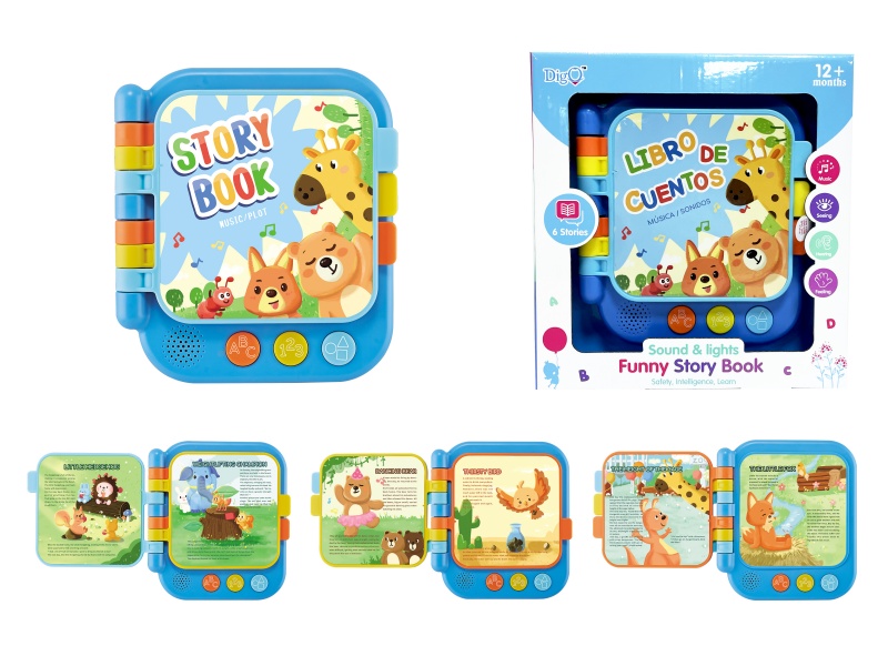 Story Book With Sound And Light