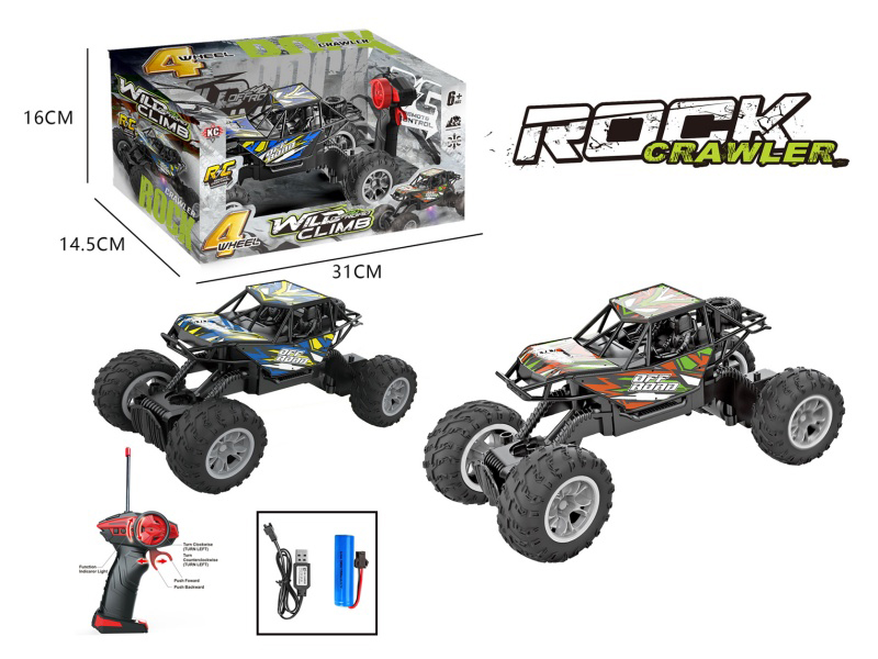 1:20 Four-Wheel Light Remote Control Climbing Vehicle (27Mhz Battery Pack)