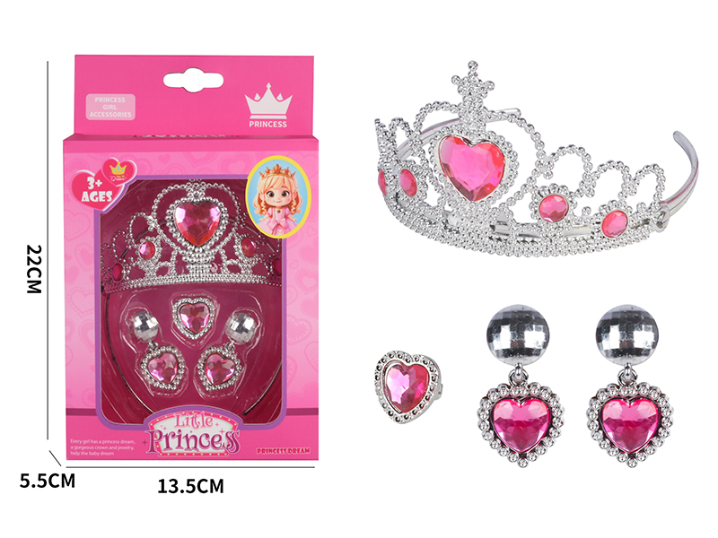Crown + Earrings + Ring