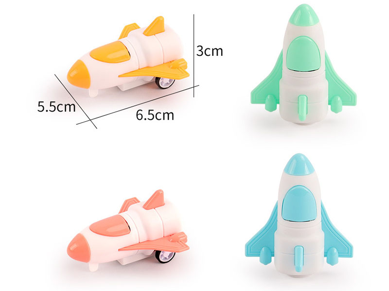 Pull Back Rocket Toy