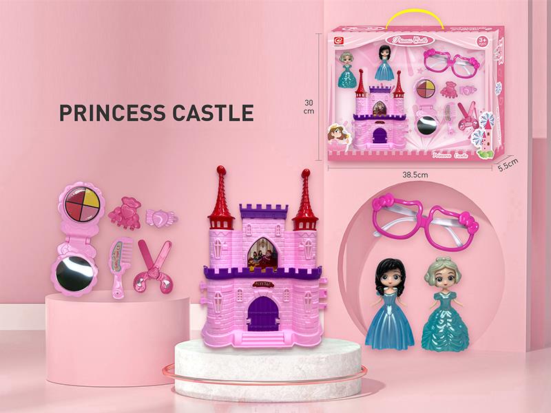 Castle + Makeup Toys + Princess Doll