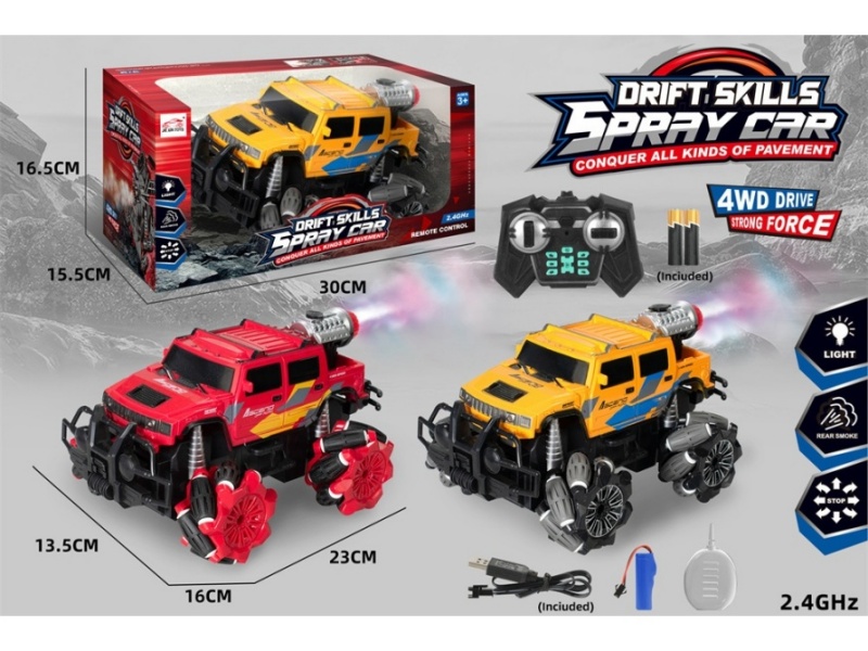 2.4G 6-Channel  Side Drive Remote Control Car With Light