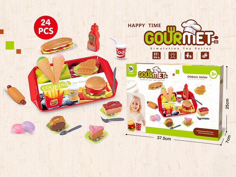 Delicious Hamburger Set 24pcs