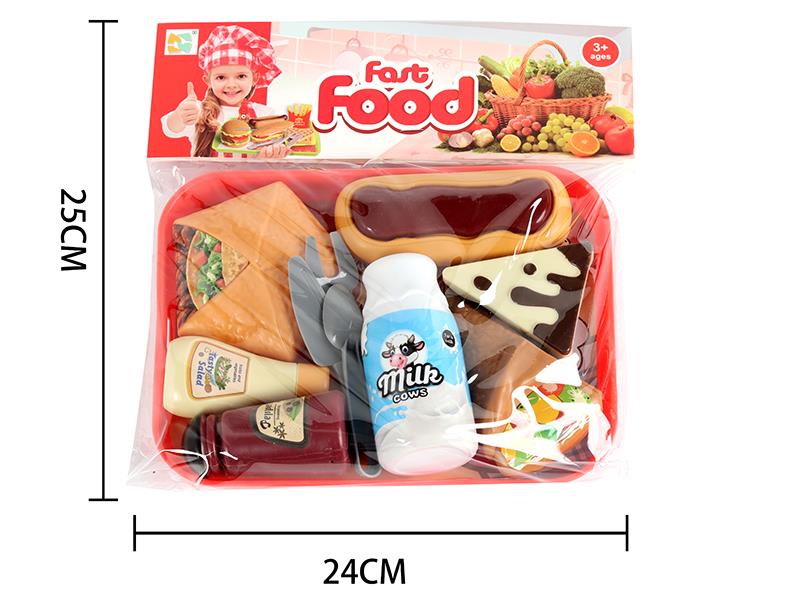Pretend Play Toy Food Set
