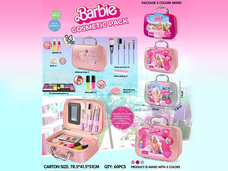 Barbie Make Up Bag 14pcs