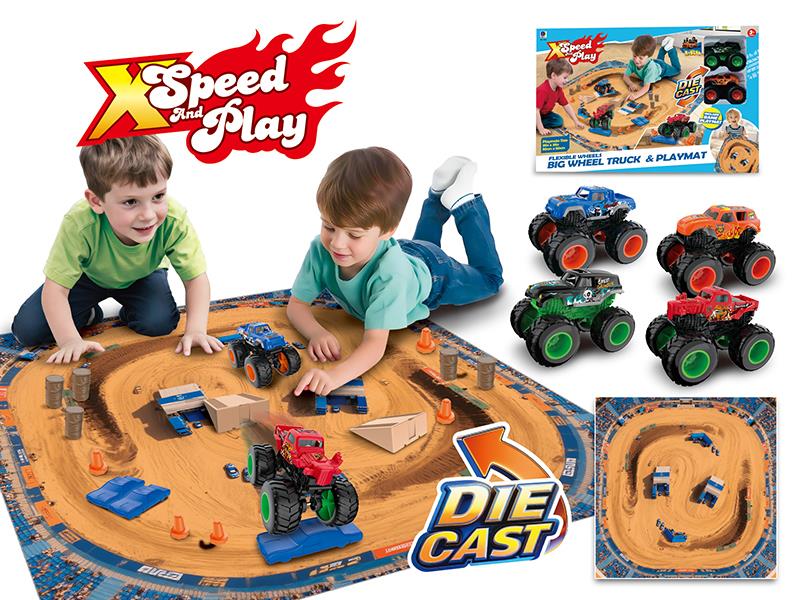1:64 Alloy Monster Truck Map Set