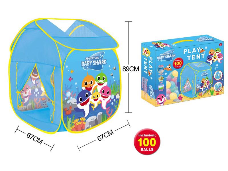Baby Shark Game House Comes With 100 5.5CM Ocean Ball
