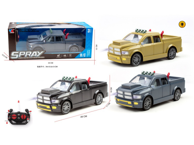 1:16 Dodge Ram Pickup 4CH: With Light Remote Control Simulation Vehicle, No Power Included