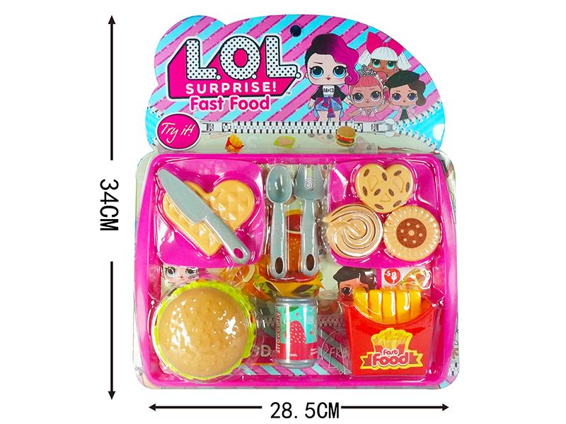 Simulation Hamburger French Fries Luxury Set
