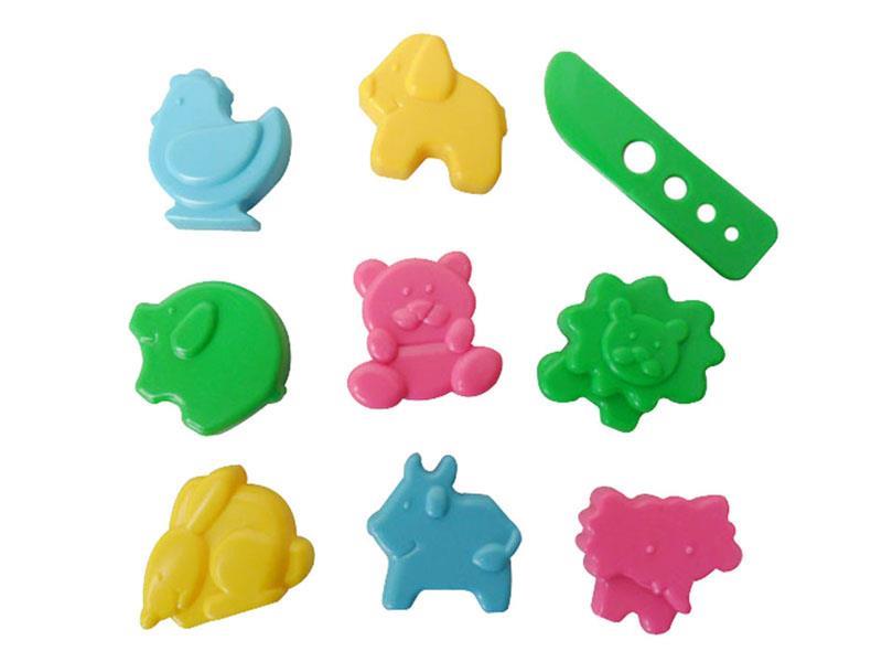 9PCS COLOR MUD SET TOYS