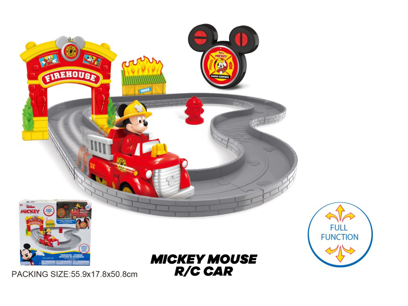 The Mickey Fire Rescue 2.4G Remote Control Car Track Set Does Not Include Electricity