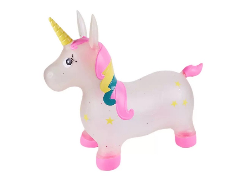 Inflatable Transparent Unicorn (With Music