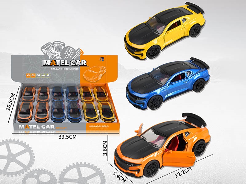 1:36 Pull Back Alloy Sports Car(3 Doors Can Open)（1:36）