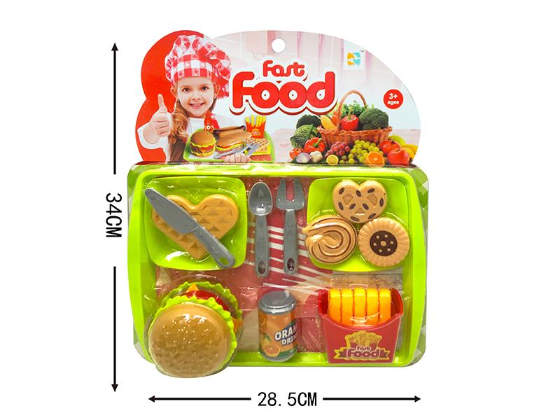 Simulation Hamburger French Fries Luxury Set