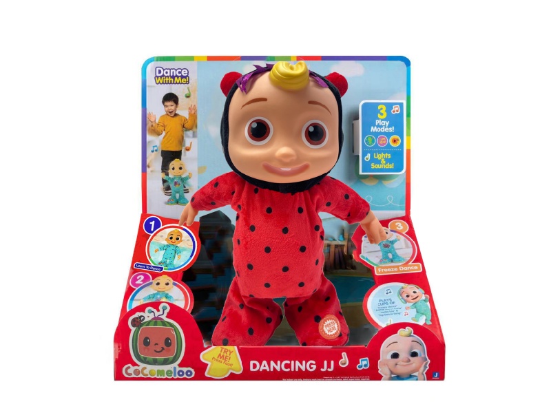 22 Inch B/O Solid Cocomelon JJ Boy Doll(Ladybug)