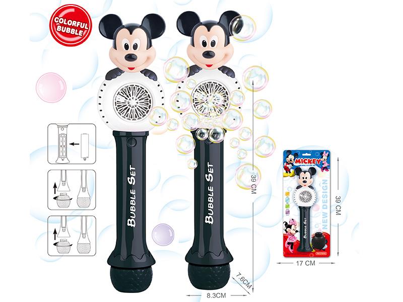 20 Holes Mickey Mouse Bubble Stick With Light