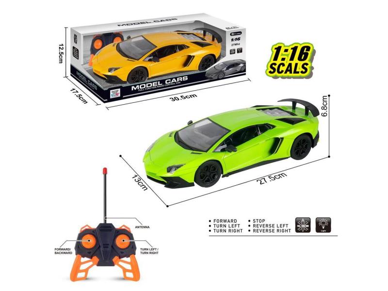 1:16 4-Channel Remote Control Car (With Lights)
