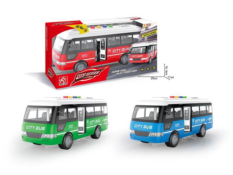 Friction City Bus With Sound And Light
