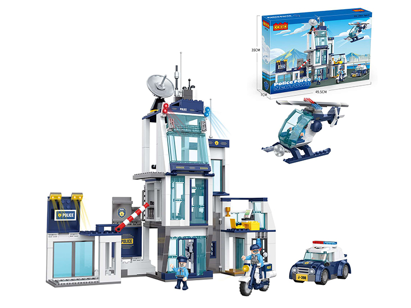 City Police Series Building Blocks - Police Force Neotown 659pcs