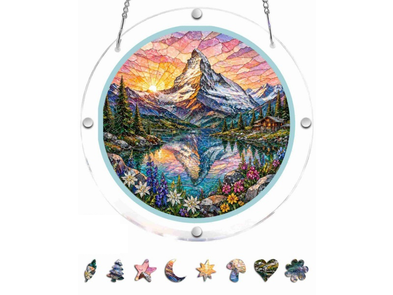 8.9-Inch Acrylic Jigsaw Puzzle