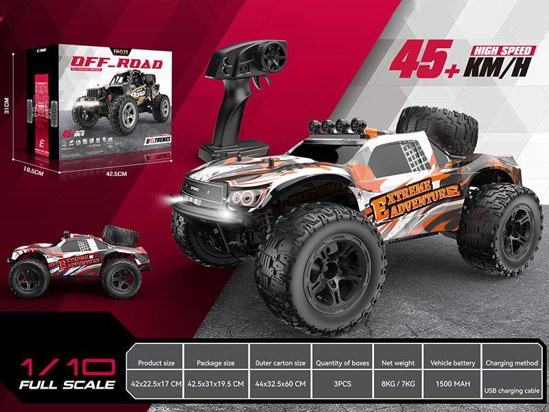 2.4G 1:10 Remote Control 4WD High-Speed Off-Road Truck