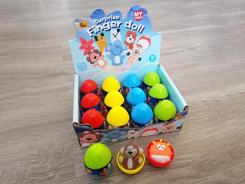 Eggshell Animal Finger Puppets Surprise Egg