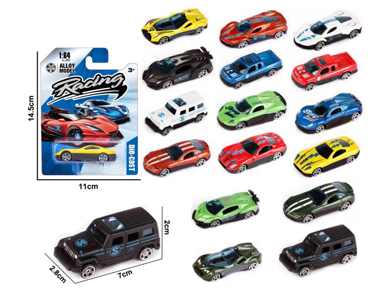 1:64 Slide Alloy Cars