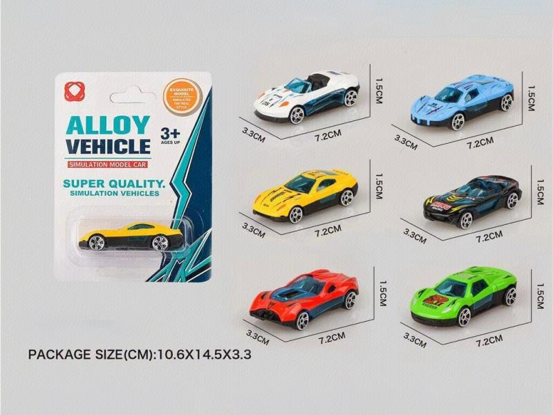 Sliding Alloy Car