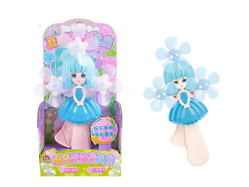Flower Fairy Fan(Blue)