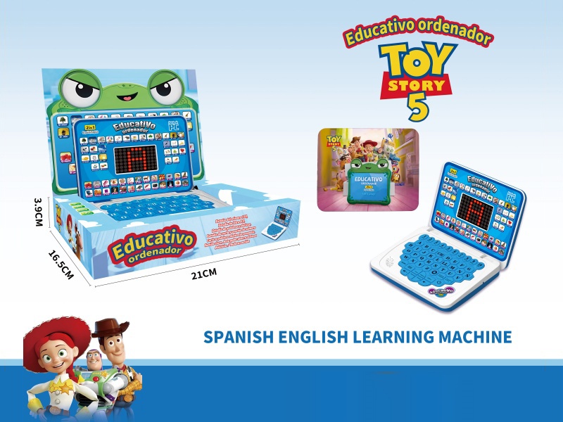 Toy Story English And Spanish Bilingual Learning Machine