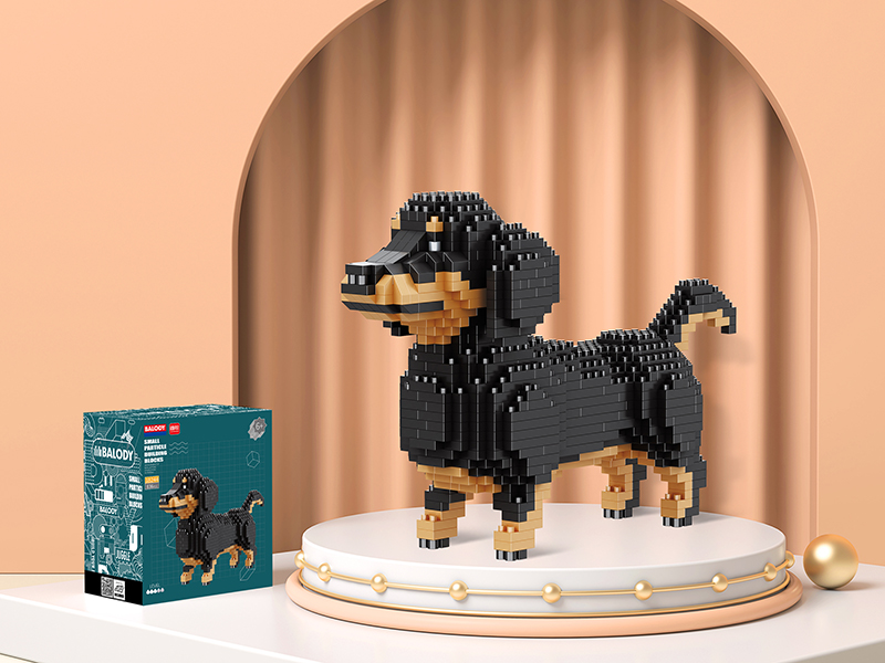 Dachshund Small Particle Building Blocks(836PCS)