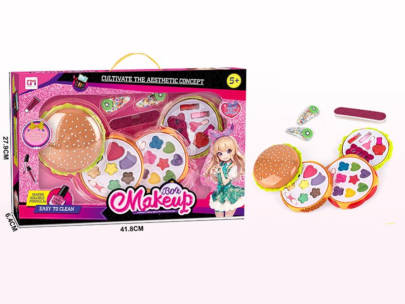 Hamburger Shaped Three Layers Children's Make Up Set