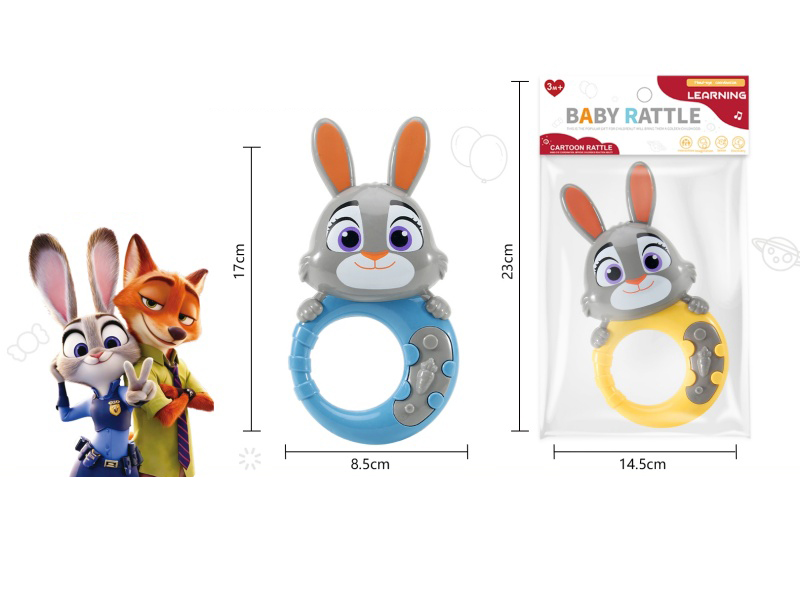 Zootopia Baby Rattle (2 Mixed Sets)