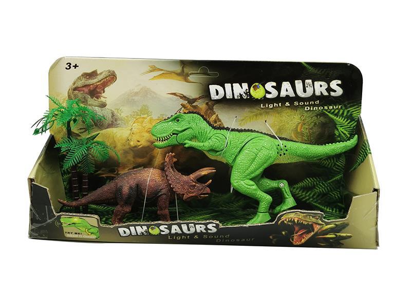 Dinosaur Set With Sound And Light