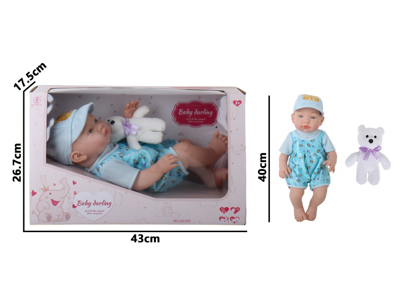 16-Inch Full-Body Rubber Doll (With Female Features)