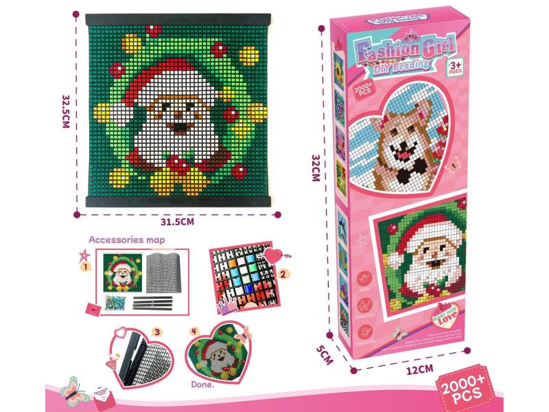 Christmas Creative DIY Bean Puzzle Puzzle Toys