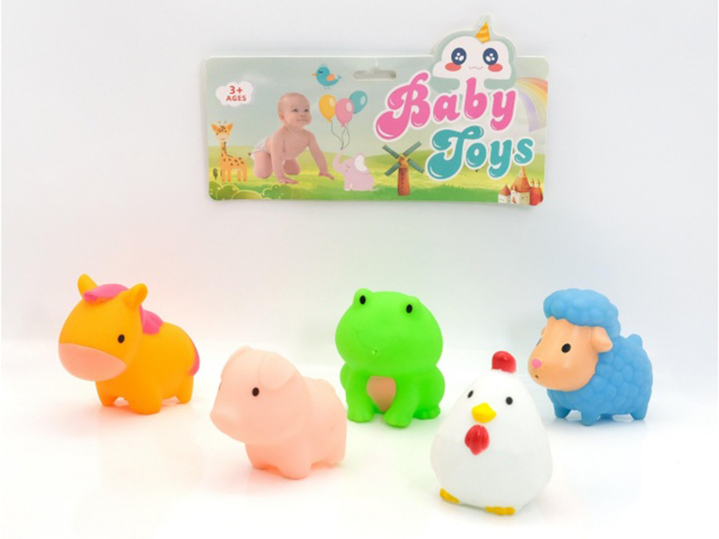 Vinyl Critters With Bb Whistles