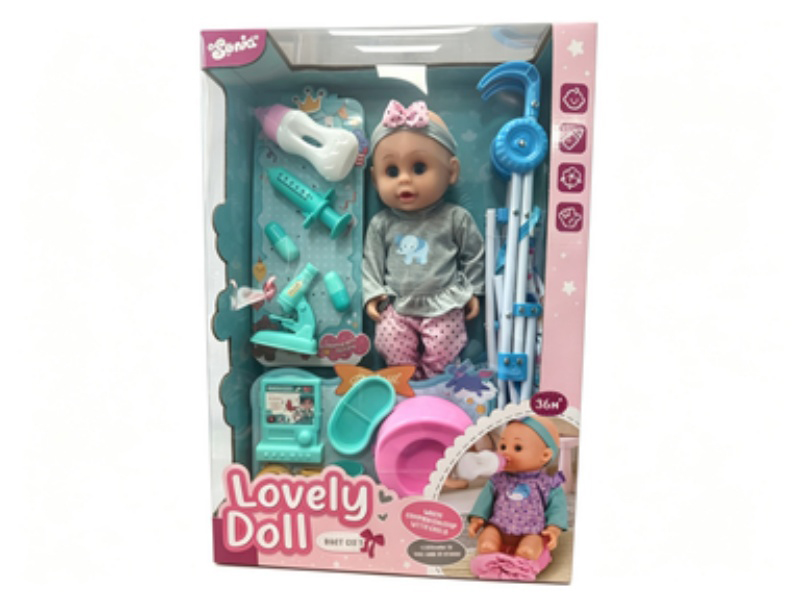 Eco-Friendly Doll Set (Plastic Car)
