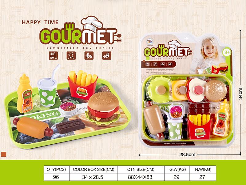 Simulated Hamburger Toy Set