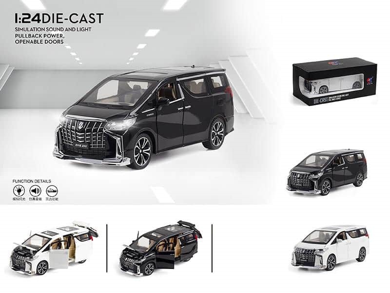 1:24 Toyota Alphard Alloy Car Model