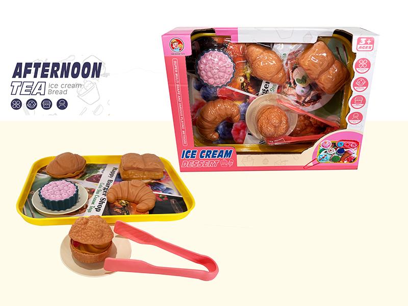 Pretend Play Toys Bread Dessert Set