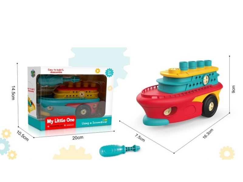 Diy Puzzle Ship Building