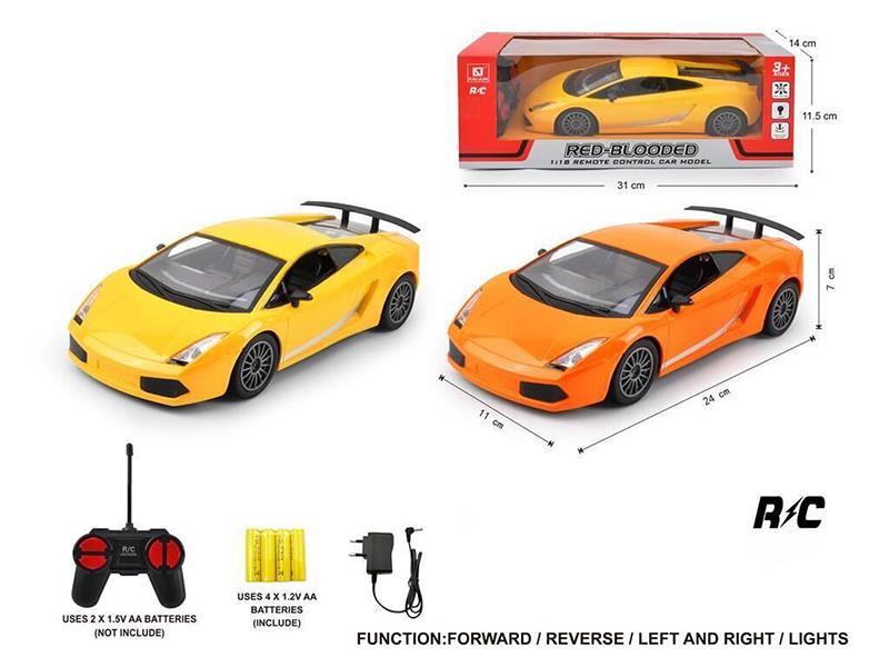 1:18 4-Channel Remote Control Car With Lights