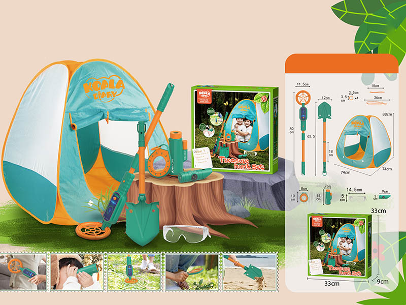 Outdoor Treasure Hunt Set With Tent