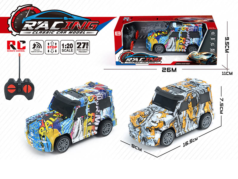 4CH Remote Control Graffiti Car(Not Included Batteries)